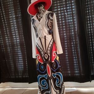 White long sleeve dress